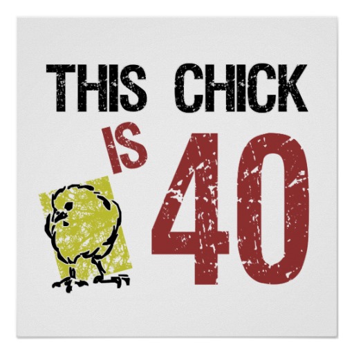 Women S Funny 40th Birthday Posters