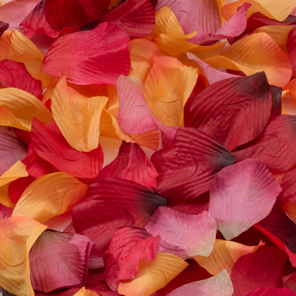 Autumn Wedding Rose Petals Fall Assorted Colors