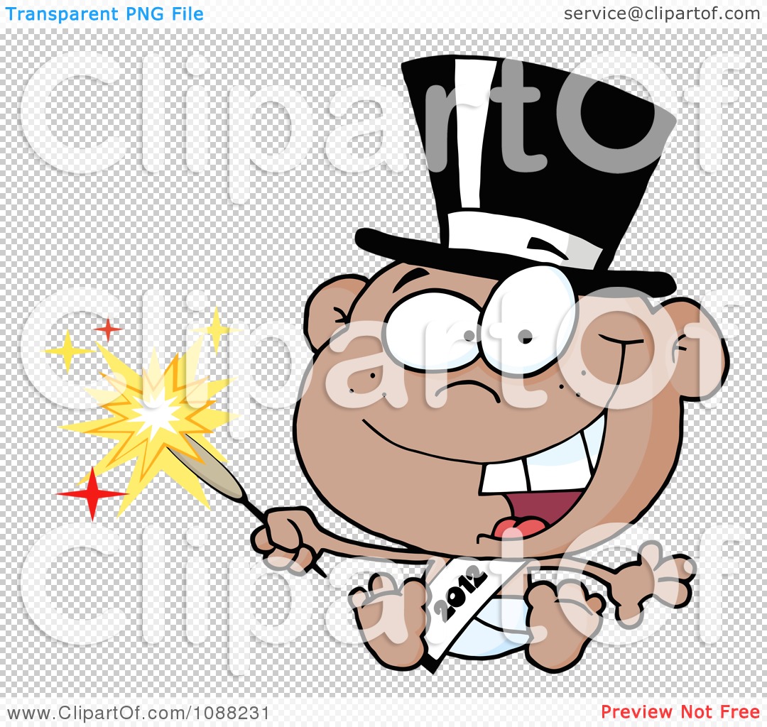 Baby Formula Clipart Clipart Black New Year 2012