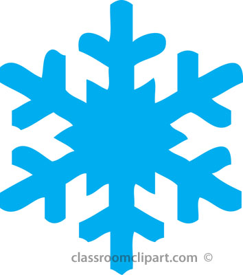 Blue Snowflake Clip Art