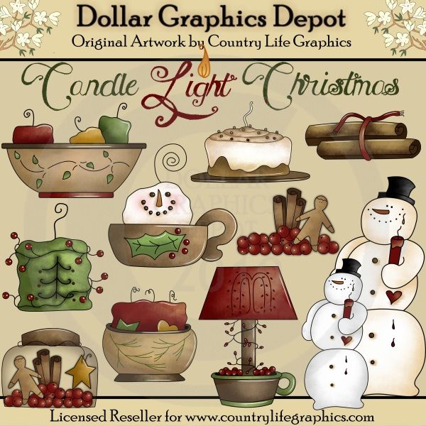 Candle Light Christmas    1 00   Dollar Graphics Depot Your Dollar