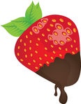 Chocolate Covered Strawberry   Clip Art   Pinterest