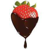Chocolate Strawberry Clip Art Royalty Free  1907 Chocolate Strawberry    