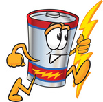 Clip Art Graphic Of A Battery