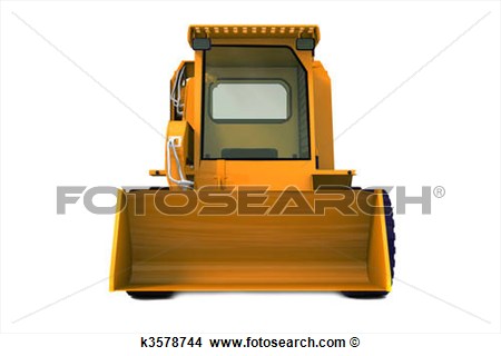 Drawing   Bulldozer  Fotosearch   Search Clip Art Illustrations Wall
