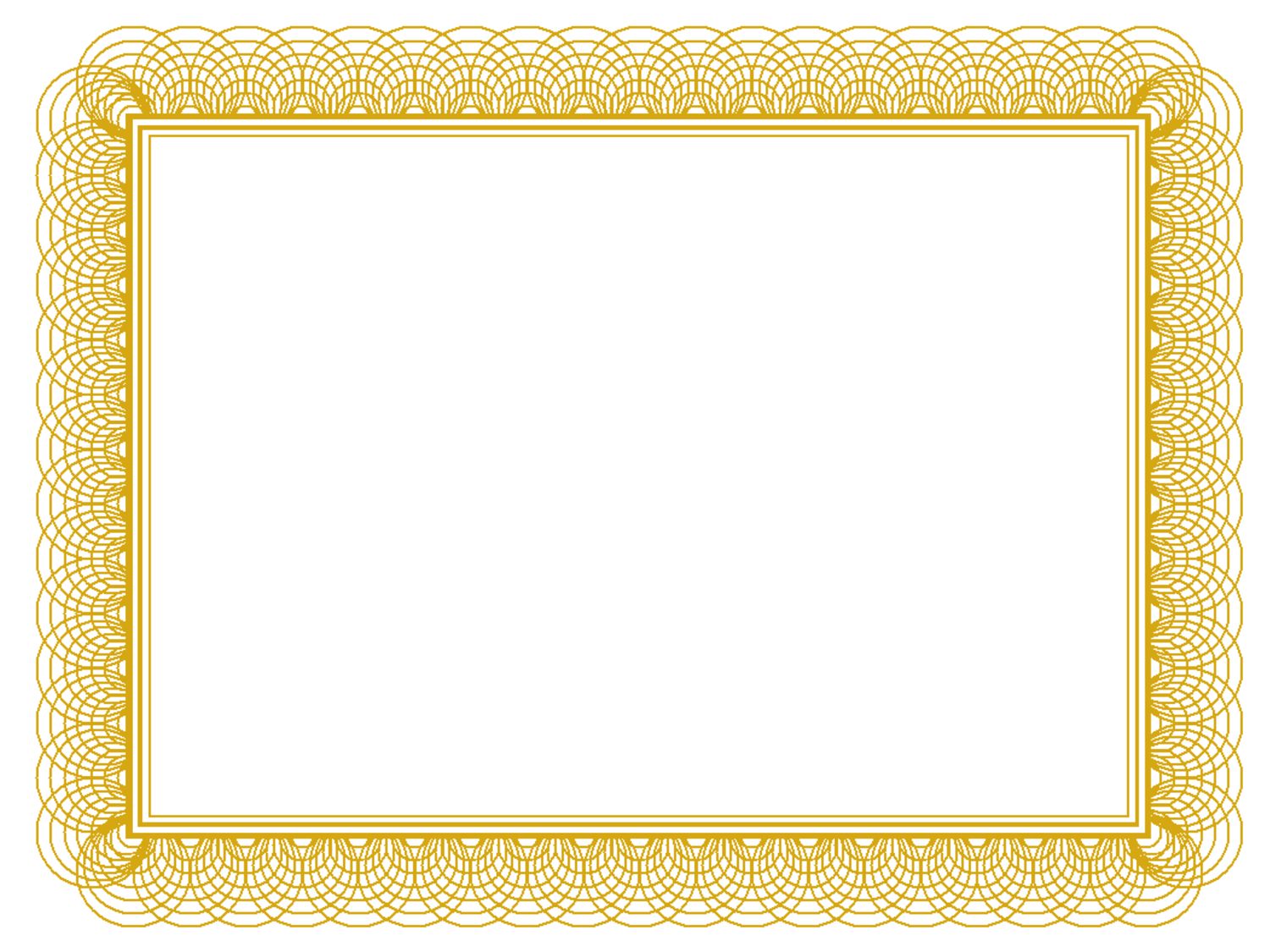 Gold Formal Certificate Formal Border By Bamafun