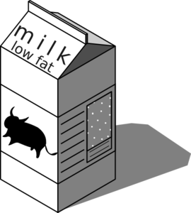 Low Fat Milk Clip Art At Clker Com   Vector Clip Art Online Royalty