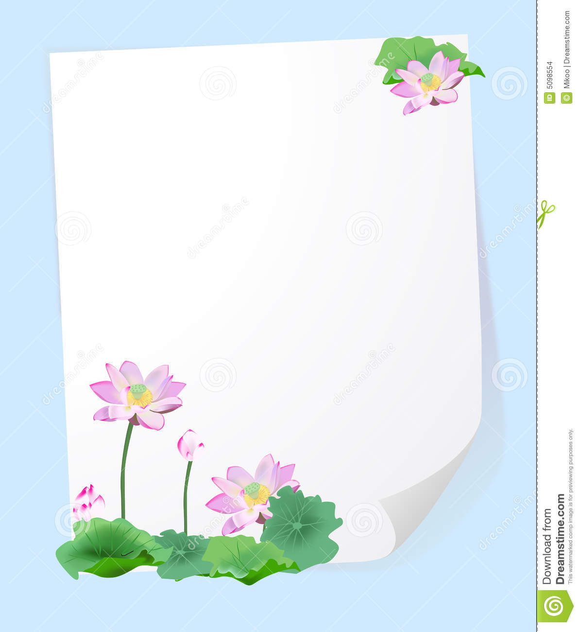 More Similar Stock Images Of   Lotus Flower Frame  