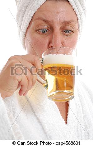 Photography Of Woman Drinking Beer   40 Year Old Woman Drinking Beer