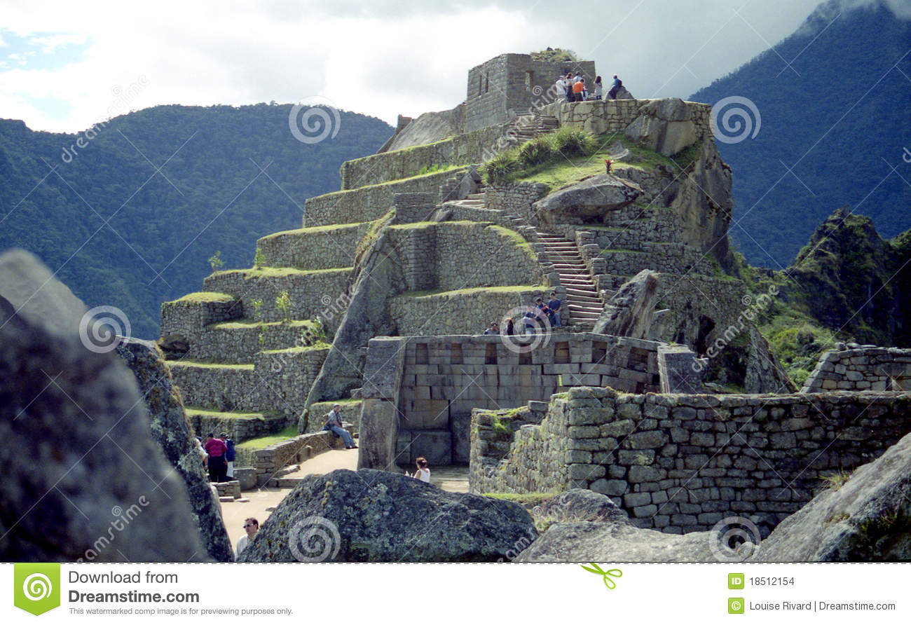 Picture Was Taken On Machu Picchu Site Peru  An Inca Observatory