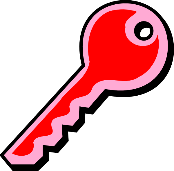 Pink Key Clip Art At Clker Com   Vector Clip Art Online Royalty Free