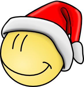 Smiley Santa Face Clip Art At Clker Com   Vector Clip Art Online    