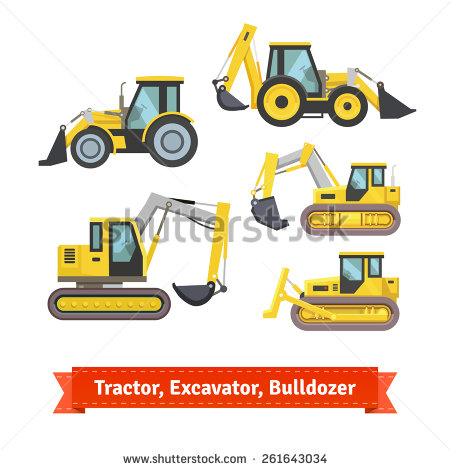 Tractor Excavator Bulldozer
