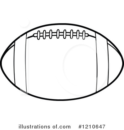 American Football Outline Clip Art  Rf  Football Clipart