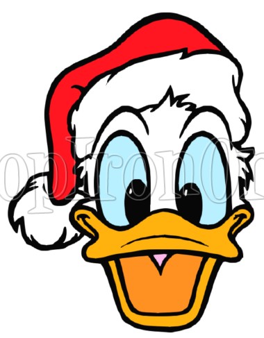 Christmas Donald Duck Donald Duck With Christmas Hat Donald Duck