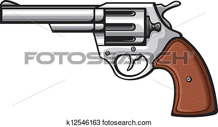 Clipart   Handgun Old Revolver  Fotosearch   Search Clip Art