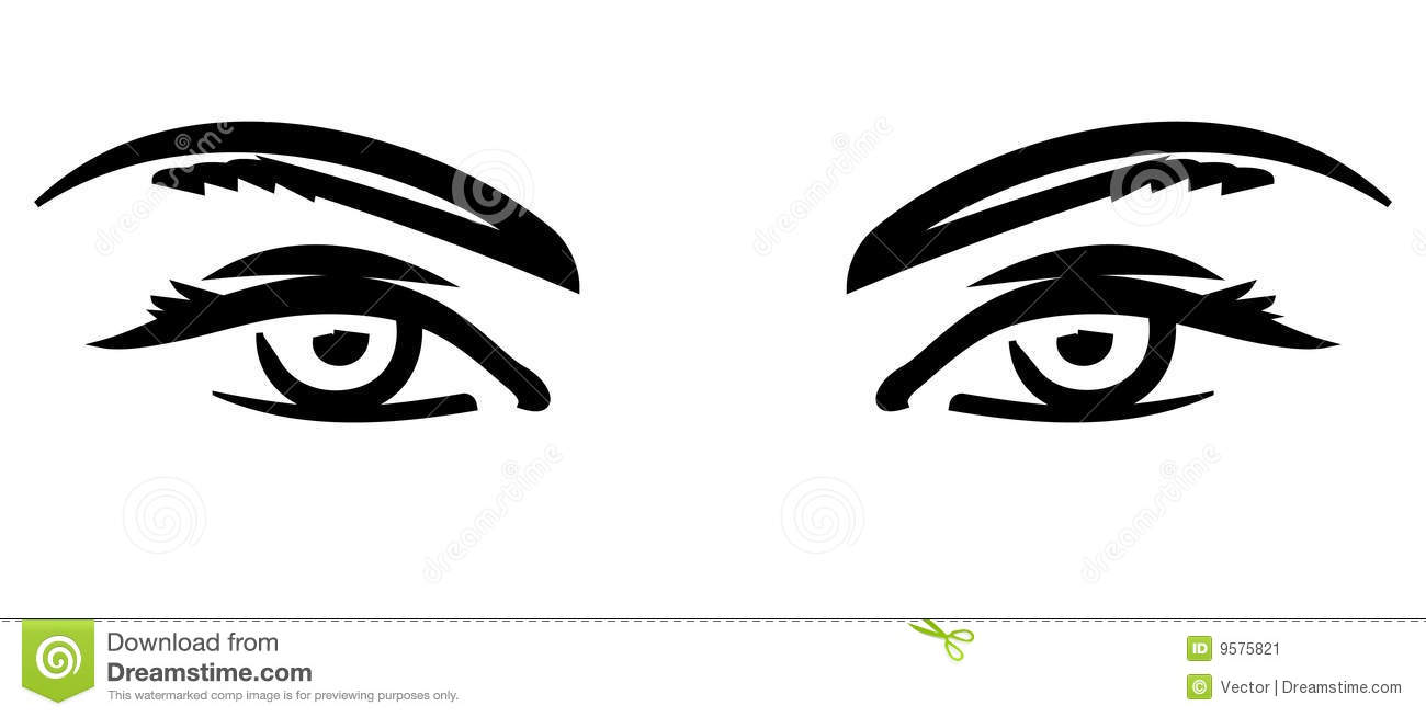 Eyes Watching You Stock Image Vector Clipart   Free Clip Art Images