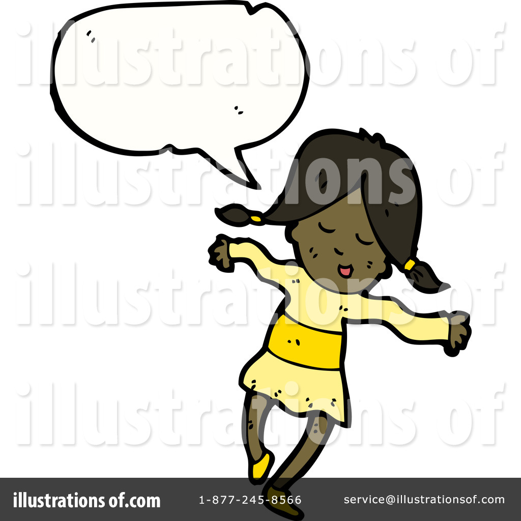 Royalty Free  Rf  African American Girl Clipart Illustration  1194305