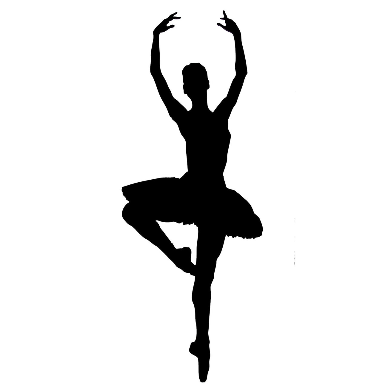 Silhouette Dancer Colouring Pages