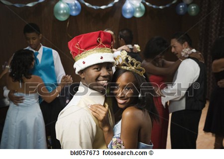 Stock Photo   African Prom King And Queen Dancing  Fotosearch   Search    