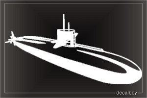 Submarine Navy Car Decal