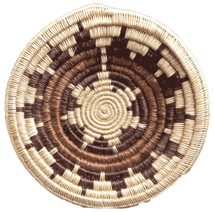 Traditional Navajo Ceremonial Or Wedding Basket  Photo By Carol Edison