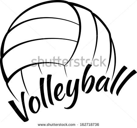 Volleyball Word Art Volleyball With Fun Text