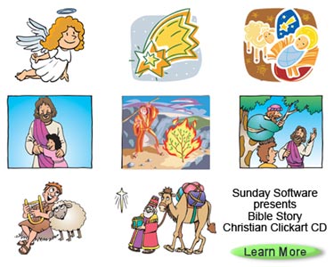 Bible Story Clip Art For Lessons Handouts Bulletins And Mural Making