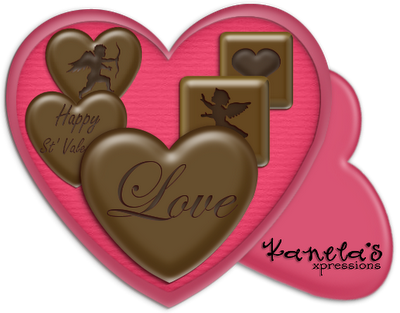 Clip Art Of Valentine S Day Chocolate