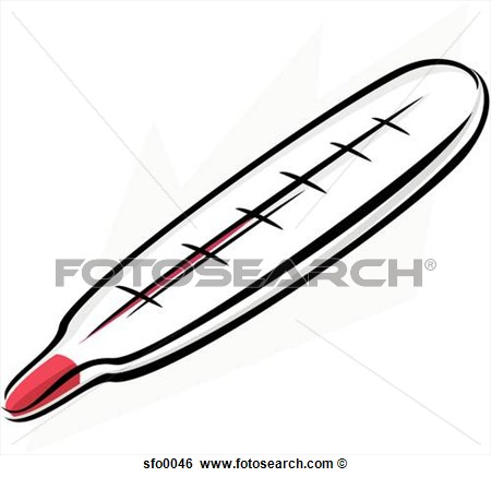 Exploding Thermometer Clip Art Thermometer