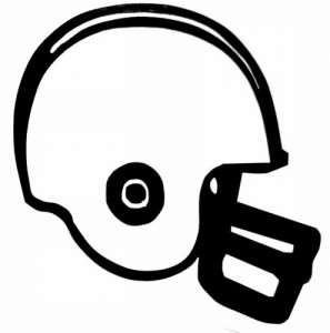 Football Blank Helmet Logo