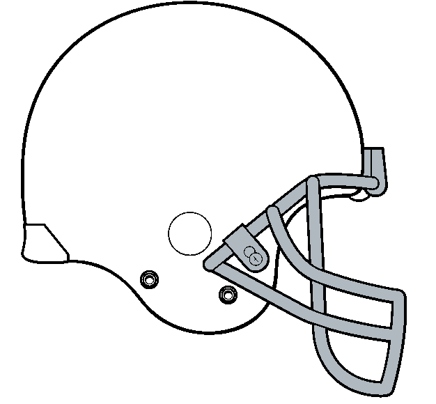 Football Helmet Template Stock Illustration 5429830 Istock On