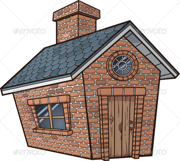 Little Brick House   Buildings Objects