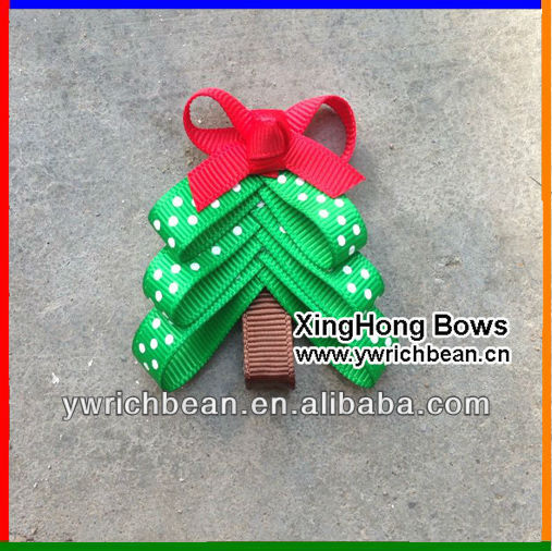     Sales Ribbon Art Clips Christmas Hair Bow   Boutique Hair Bow Cb 2336
