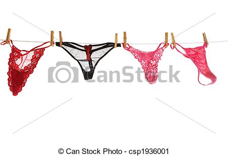 Stock Photography Of Sexy Lingerie   Assorted Sexy Lingerie Hanging On