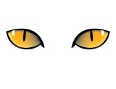 Tiger Eyes Clip Art 3723951 Yellow Cat Eyes In Black Background Jpg