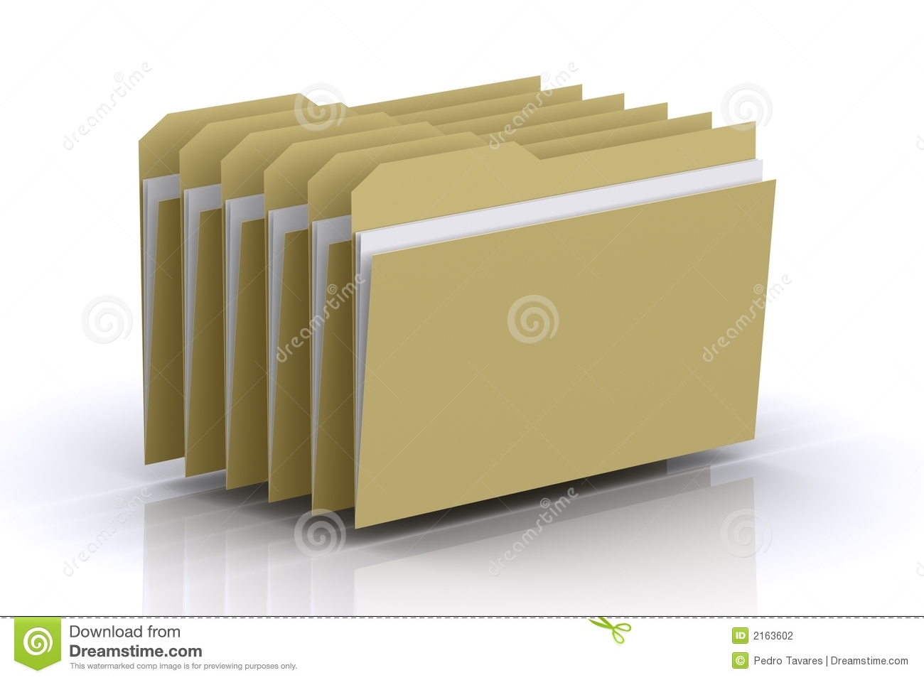 3d Multiple Folders Stock Photography   Image  2163602