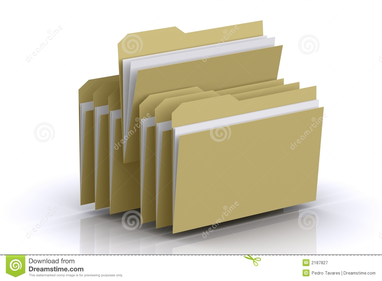 3d Rendered Multiple Folders Royalty Free Stock Photography   Image    