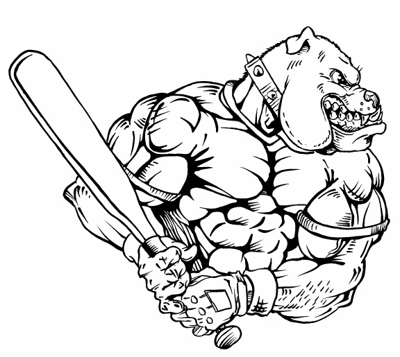 Bulldog Baseball Logo   Hvgj