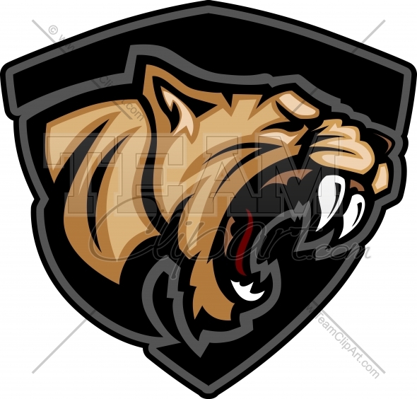 Cougar Mascot Logo Clipart In An Easy To Edit Vector Format