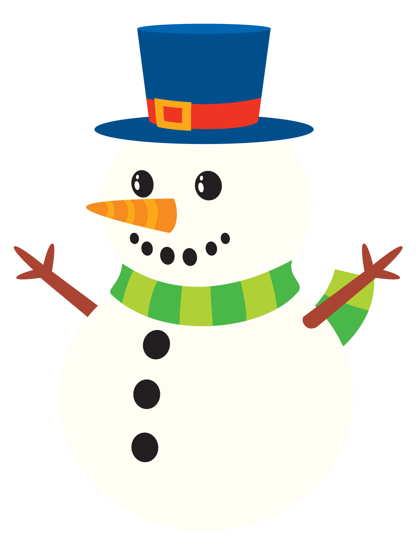Cute Snowman Clip Art Free