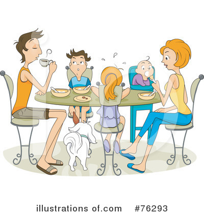 Family Eating Breakfast Clipart Images   Pictures   Becuo