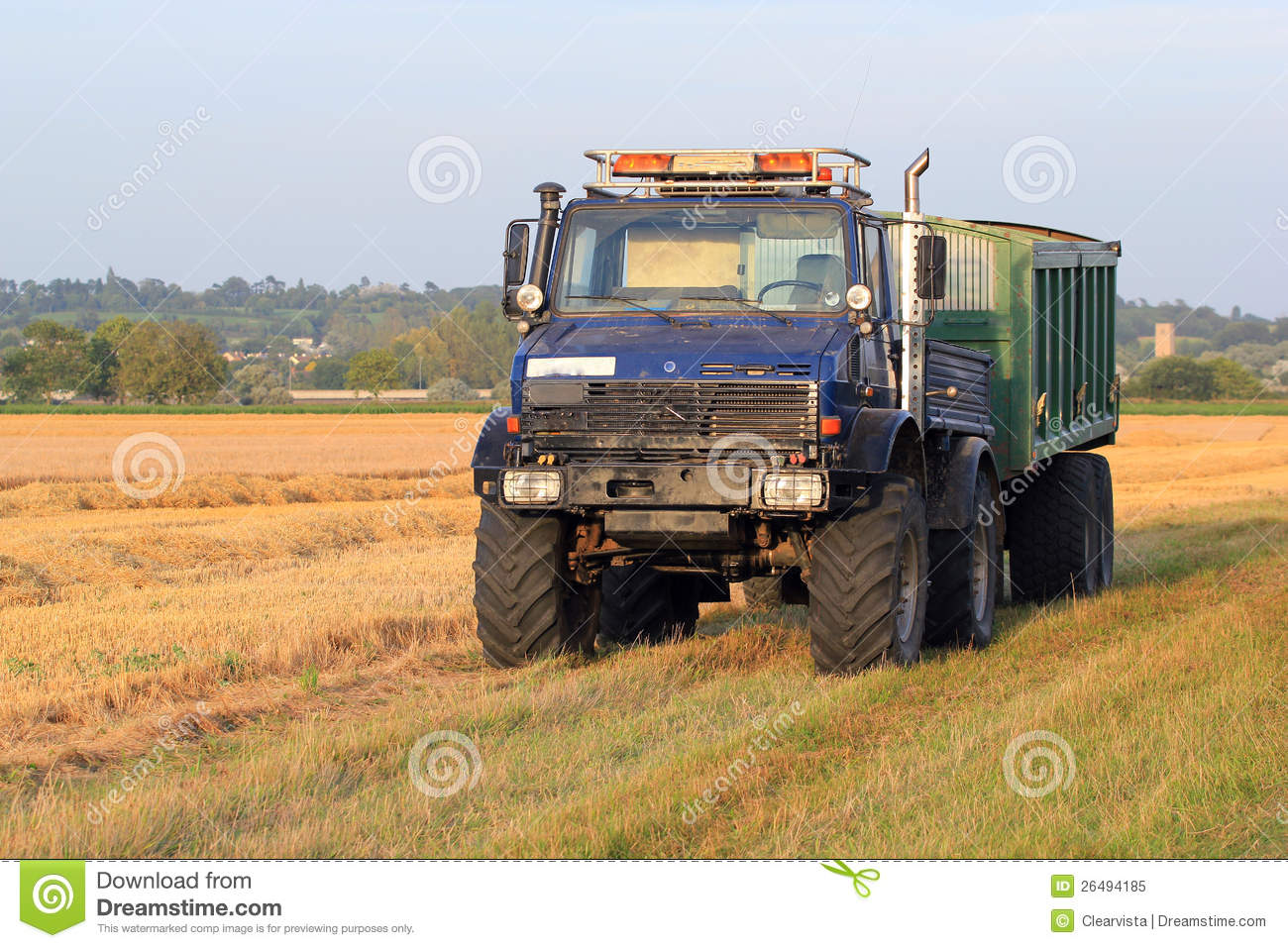 Farm Truck And Trailer Royalty Free Stock Photo   Image  26494185