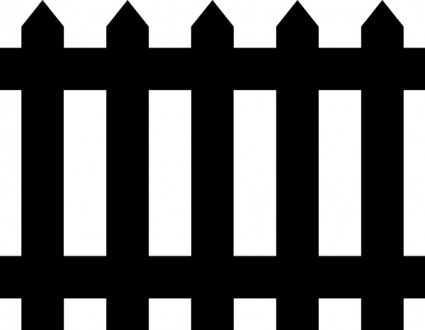 Fence Clip Art Black And White   Clipart Panda   Free Clipart Images