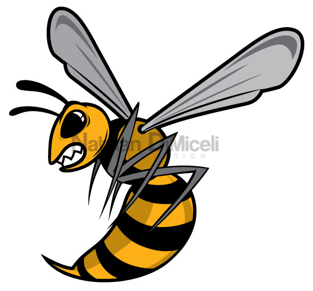 Hornet Mascot Hornet Mascot Illustration