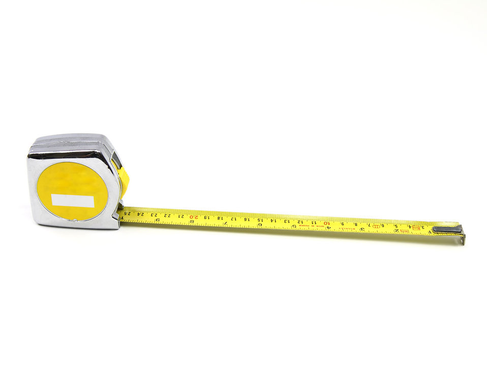 Measuring Tape Isolated On A White Background   Free Stock Photo