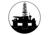Oil Drilling Rig   Royalty Free Clip Art