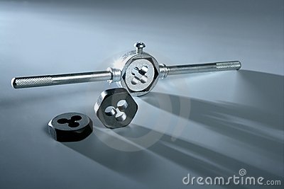 Screw Maker Tools Die Hand Threads Stock Image   Image  13973181