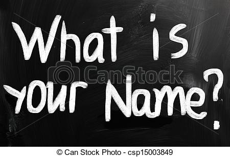 Stock Photo   Whats Your Name    Stock Image Images Royalty Free