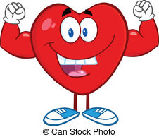 Strong Heart Vector Clip Art Illustrations  690 Strong Heart Clipart